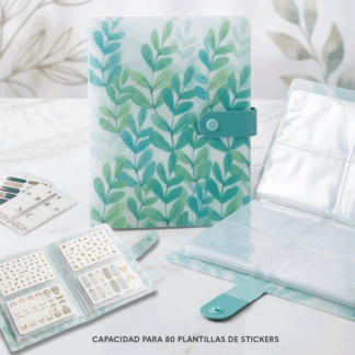 Album para stickers mod. Hojitas verdes