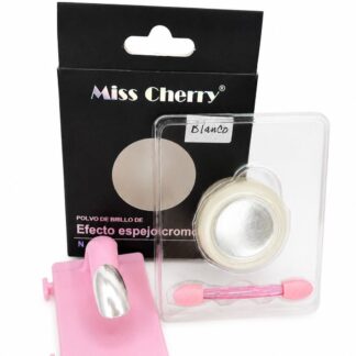 Efecto espejo cromo blanco Miss Cherry
