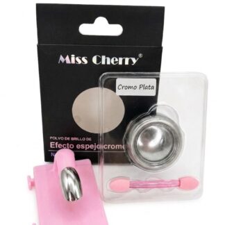 Efecto espejo cromo plata Miss Cherry