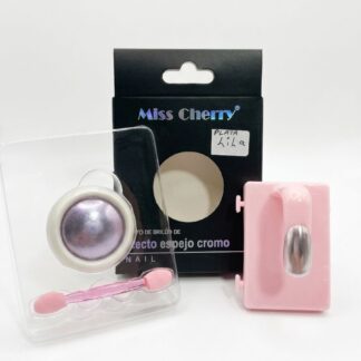 Efecto espejo cromo Plata lila Miss Cherry