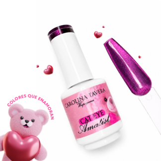 Gel Ojo de Gato "Amatist" 16 ml Teddy Carolina Tavera W.