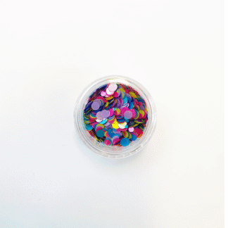 Acetato Confeti de colores bote