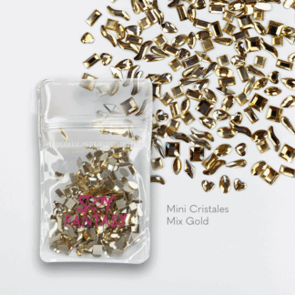 Mini cristales mix figuras Gold Fantasy