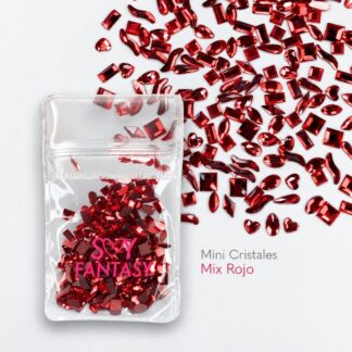 Mini cristales mix figuras rojas Fantasy