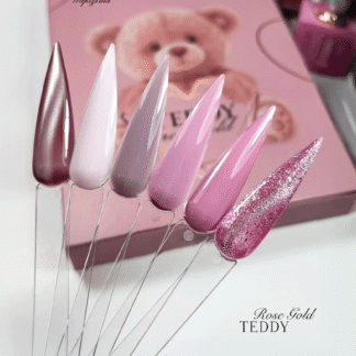 Gama de Gel Rose Gold Carolina Tavera Teddy 6 piezas