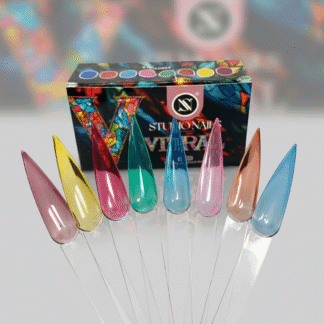 Colección de Gel Vitral 8 Geles (10 ml) Studio Nails