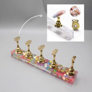 Exhibidor / Soporte para tips Mod. Corazones Colores